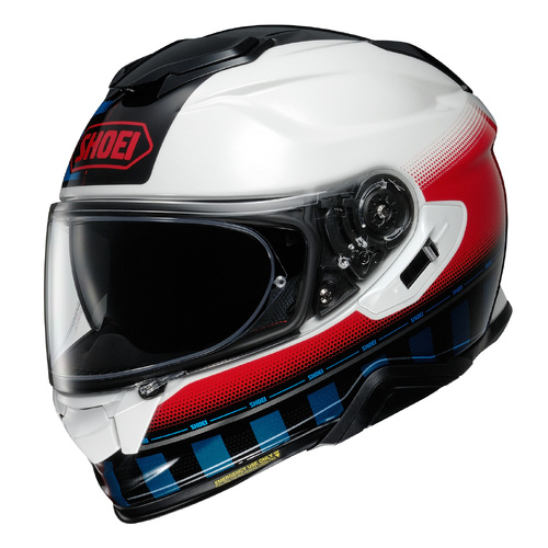 Shoei GT-AIR II Tesseract TC-10 Motorcycle Helmet - Black/Red/White