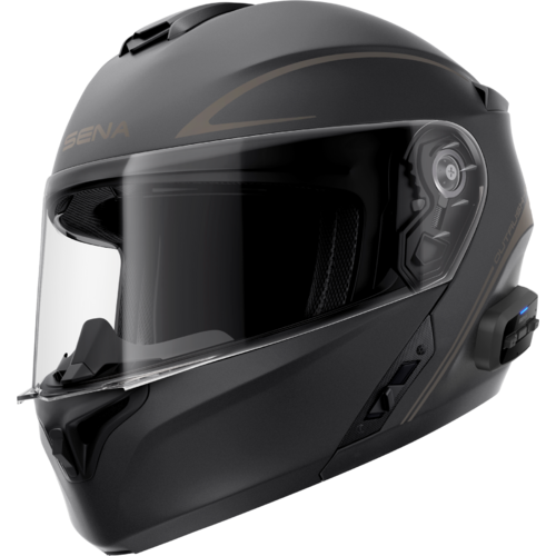 Sena Outstar R Motorcycle Helmet - Matte Black