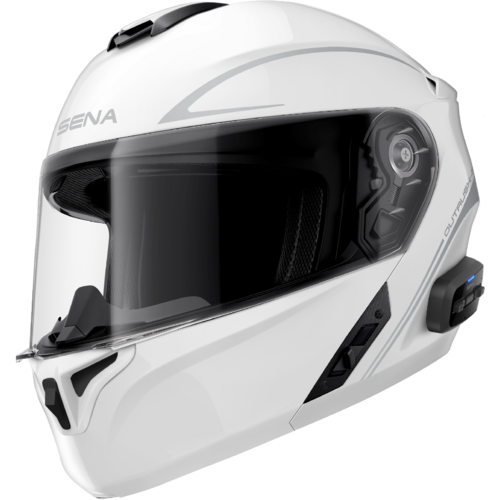 Sena Outstar R Motorcycle Helmet - White