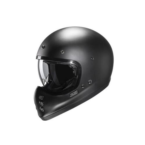 HJC V60 Semi Flat Motorcycle Helmet - Black