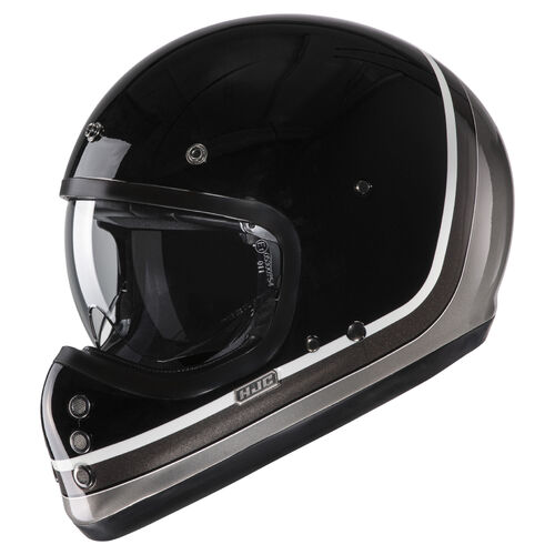 HJC V60 Scoby MC-5 Motorcycle Helmet - Black/White