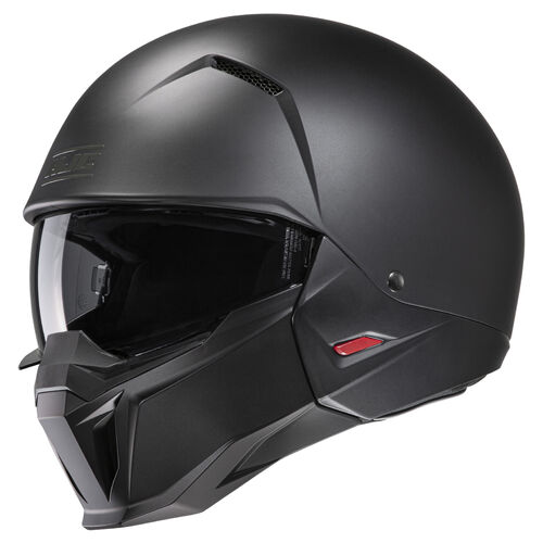 HJC I20 Semi-Flat Motorcycle Helmet - Black 