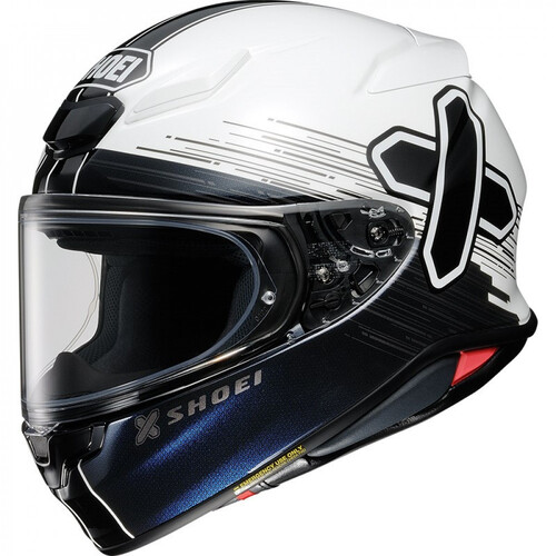 Shoei NXR2 Ideograph TC-6 Motorcycle Helmet - Black/White