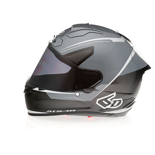 6D ATS -1R Alpha Motorcycle Helmet Silver/Xs