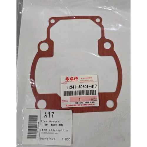 Suzuki Motorcycle Disc Gasket Cyl.Base