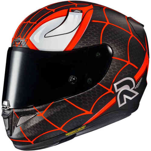 HJC Rpha 11 Motorcycle Helmet  Miles Morales Marvel Mc-1Sf/Medium