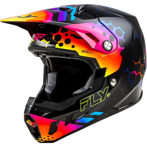 Fly Formula Cc Motorcycle Helmet Tektonic Black Sunset/Lg