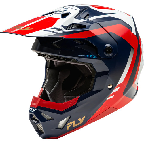 Fly Formula Cp Motorcycle Helmet Krypton Red White Navy/Sm