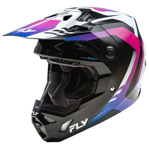 Fly Formula Cp Motorcycle Helmet Krypton White Black Purple/Xl