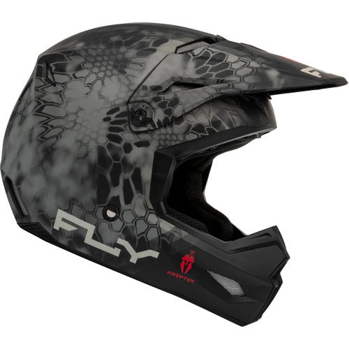 Fly Kinetic Motorcycle Helmet S.E. Kryptek Mt.Moss.Grey Black/Xs