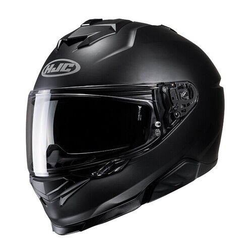 HJC-I71 Semi-Flat Black Motorcycle Helmet 2-XS