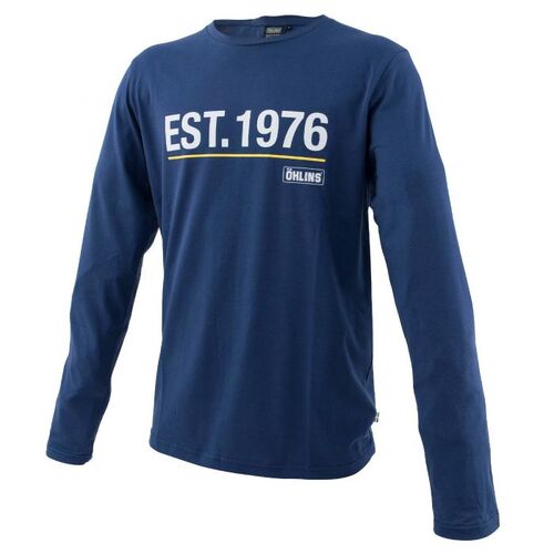 Öhlins  Men's Original EST. 1976 Long Sleeve T-Shirt -  Blue/White
