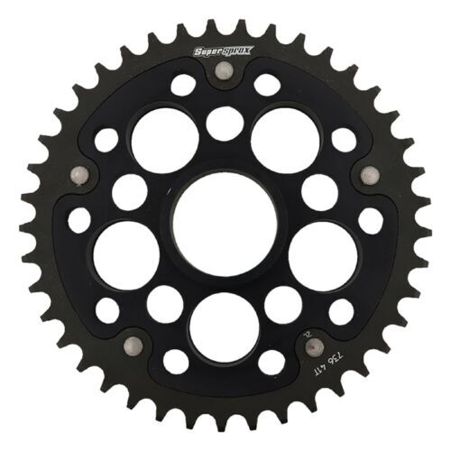 43T Black Stealth Supersprox Ducati  Rear Sprocket (766/7098)