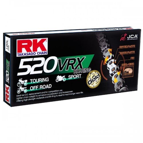 RK Racing  520VRX x 120L RX Ring Chain Gold