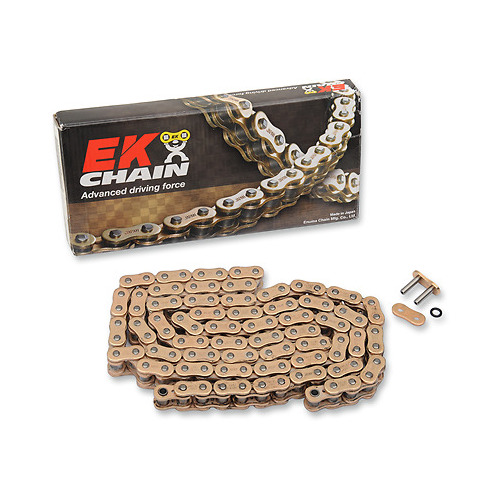 EK Motorcycle  530 QX-Ring Gold Chain 122L