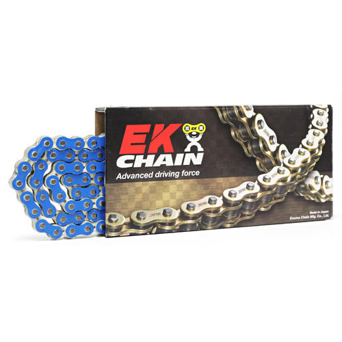 EK Motorcycle  530 NX-Ring Super H/Duty Metallic Blue Chain 122L