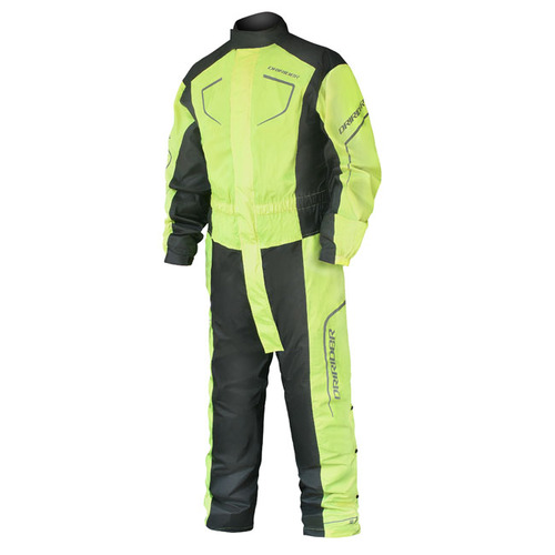 Dririder Hurricane 2 Rainwear Motorcycle Suit - Fluro Yellow