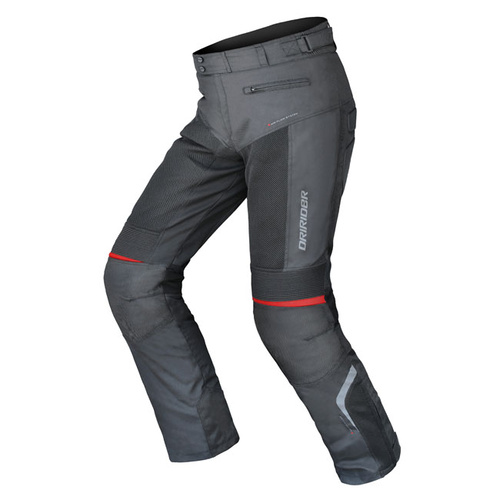 Dririder Air Ride 2 Ladies On Road Motorcycle  Pants - Black/Black 8