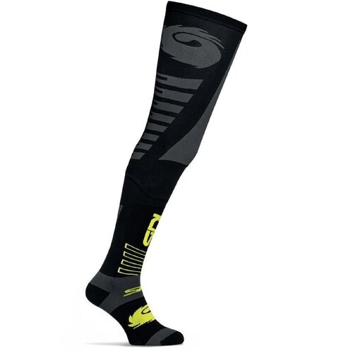 Sidi Extra Long Offroad Socks Size:- Small/Medium- Black/Fluro Yellow