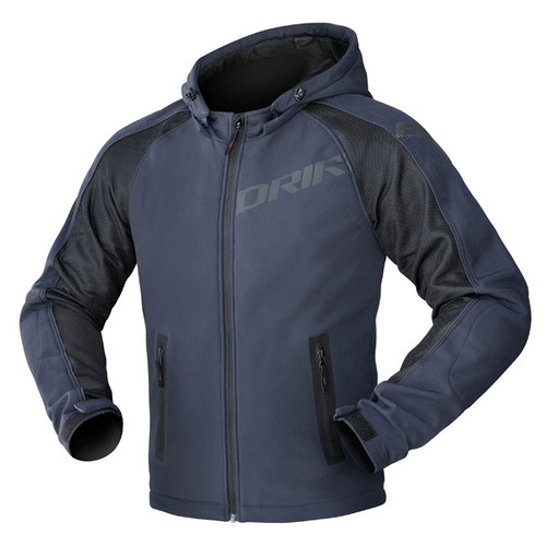 Dririder Atomic Men's Motorcycle Hoody - Navy