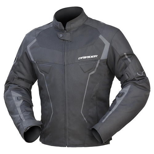 Dririder Climate Pro V Men's Motorcycle Jacket - Black/White