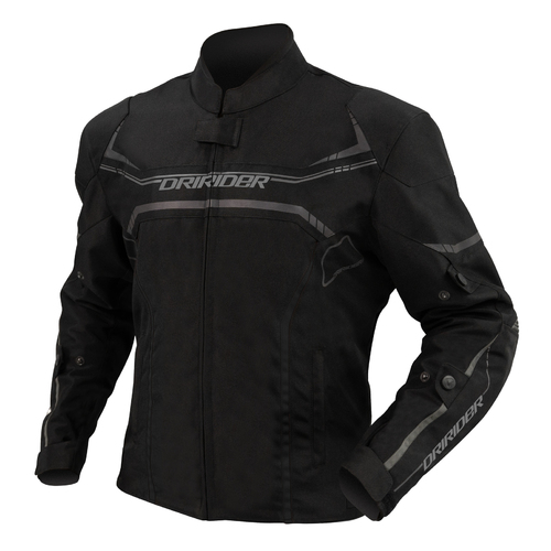 Dririder Origin Men's Motorcycle Jacket - Black/Black