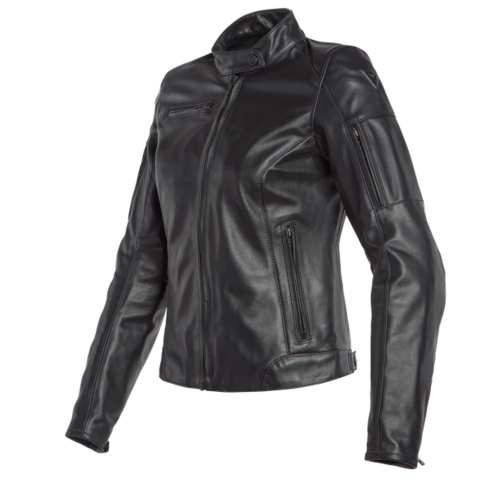 Dainese Nikita 2 Lady Leather Motorcycle  Jacket - Black