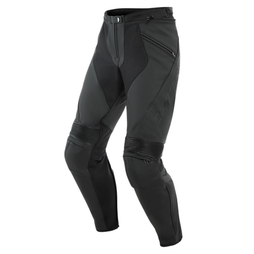 Dainese Men Pony 3 Performance Leather Pants - Black-Matte