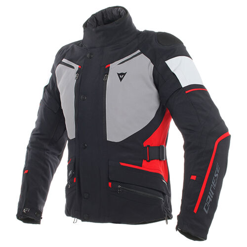 Dainese Carve Master 2 Gore-Tex Motorcycle Jacket Black/Frost-Grey/Red 50