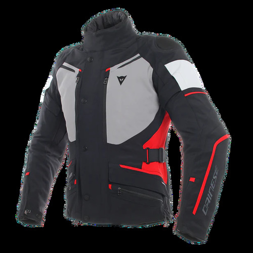 Dainese Carve Master 2 Gore-Tex Motorcycle Jacket Black/Frost-Grey/Red 50