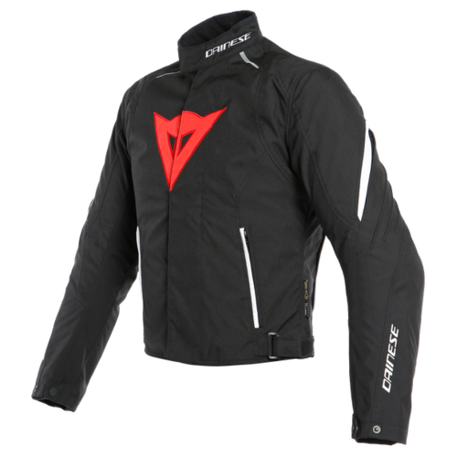 Dainese Laguna Seca 3 D-Dry Motorcycle  Jacket - Black/Lava-Red/White