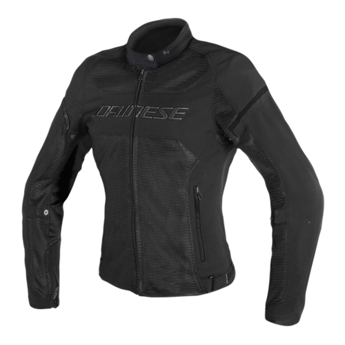 Dainese Air Frame D1 Lady Textile Motorcycle  Jacket - Black/Black/Black