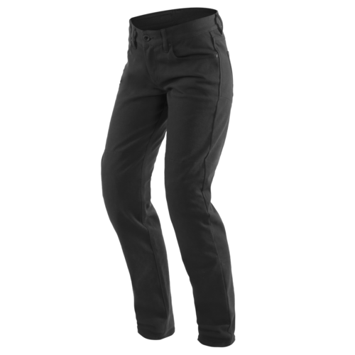 Dainese Casual Slim Lady Textile Motorcycle  Pants - Black
