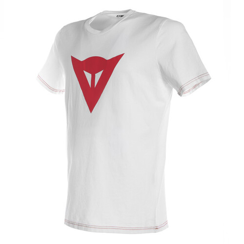 Dainese Speed Demon Motorcycle  T-Shirt - White/Red