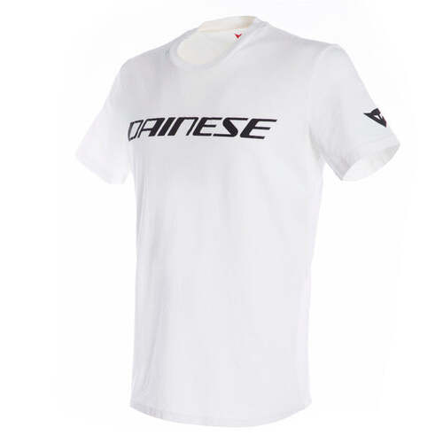 Dainese Casual Motorcycle  T-Shirt - White/Black