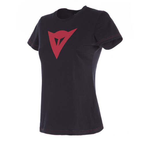 Dainese Speed Demon Lady Motorcycle  T-Shirt - Black/Red