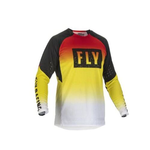 Fly Racing Evo LE 2022 Primary Motorcycle Jersey Size:Small - Red/Yellow/Black