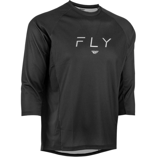 Fly Ripa 3/4 Sleeve Motorcycle Jersey 2024 Black Grey/Xl