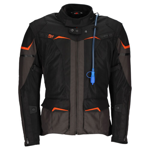 Dririder RX4 Motorcycle Jacket Black Grey Orange /Xs