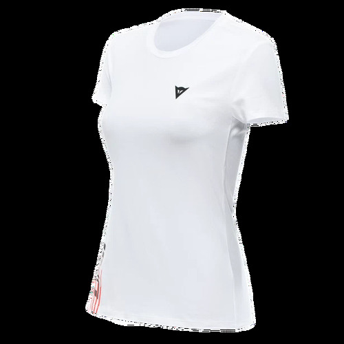 Dainese  Casual Logo Lady Motorcycle T-Shirt  White/Black/Xs
