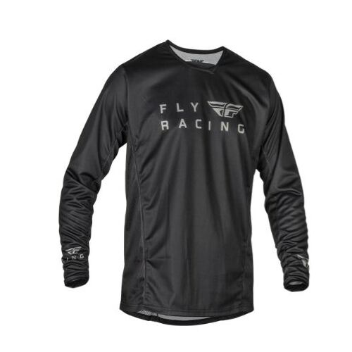 Fly Racing Radium 2023 Youth Motorcross Jersey - Black/Grey