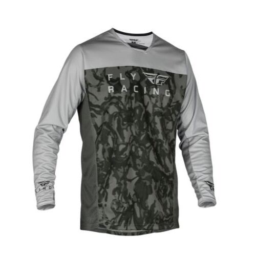 Fly Racing Radium 2023 Motorcross Jersey - Dark Grey Camo/Grey