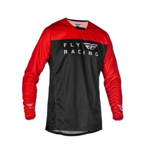 Fly Racing Radium 2023 Youth Motorcross Jersey - Red/Black/Grey