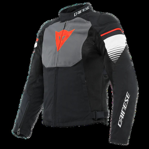 Dainese Air Fast Tex Motorcycle Jacket Black/Gray/White/54