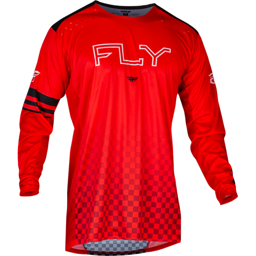 Fly Rayce 2024 Motorcycle  Racing Jersey  Red/Youth Medium