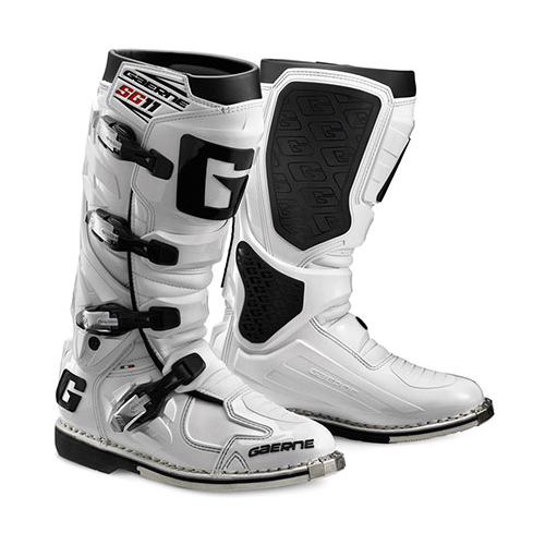 Gaerne SG-11 Motorcycle Riding Boots - White Size:43