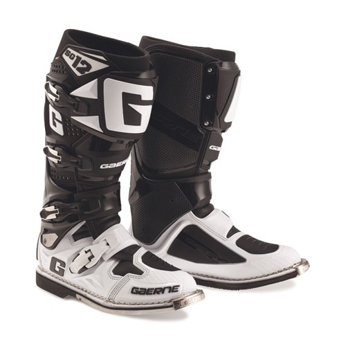 Gaerne Men's SG-12 Motorcycle Boots - Black/White