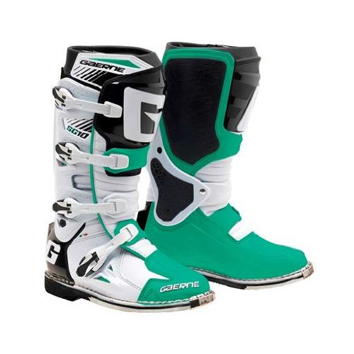 Gaerne SG-10 Boots- White/Green Size:43