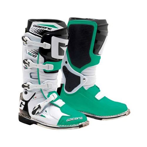 Gaerne SG-10 Boots- White/Green Size:44