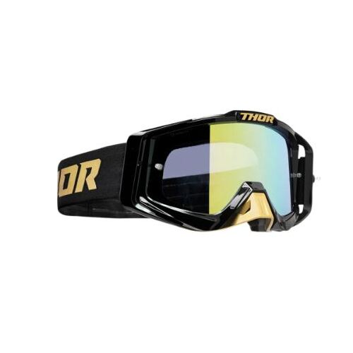 Thor Sniper Pro Solid Motorcycle Helmet Goggles - Gold/Black